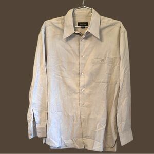 Ermenegildo Zegna Men's Light cream/bone Dress Shirt